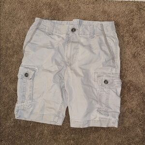Men's Casual Cargo Shorts - Light Gray